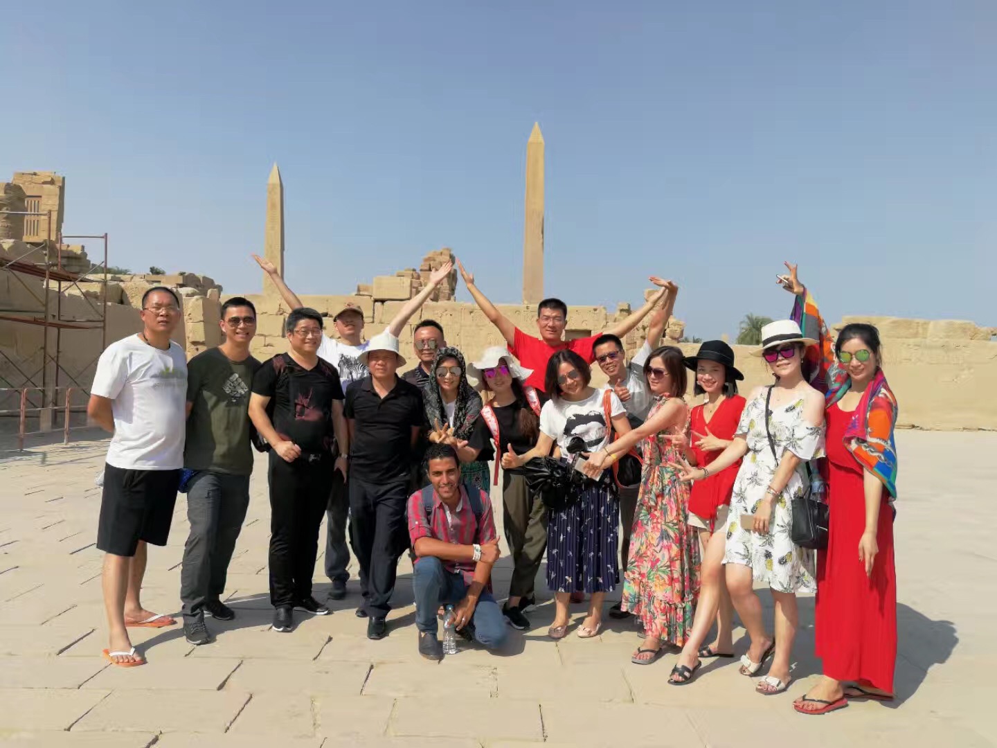 公司员工赴埃及旅游